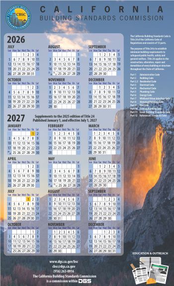 2026-27 Calendar - Yosemite