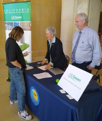 Pamela and Timothy host the CBSC table