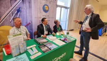Keith visits CALGreen booth