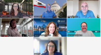 Picture of Zoom attendees at meeting