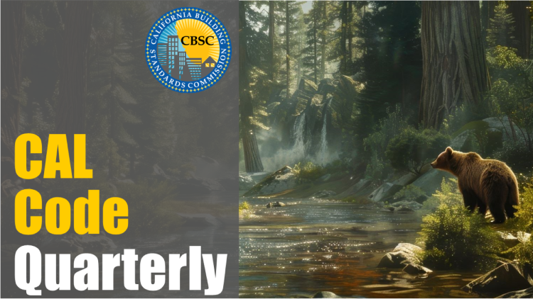 CALCode Quarterly Masthead with Codie the Bear