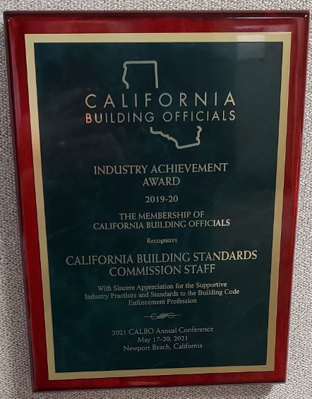 CALBO Industry Achievement Award