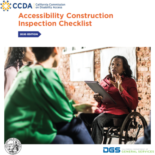 Cover of the 2020 Accessibility Construction Inspection Checklist