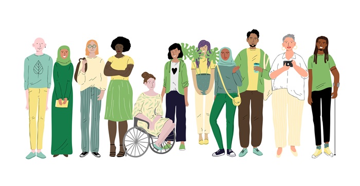 Photo of social diversity