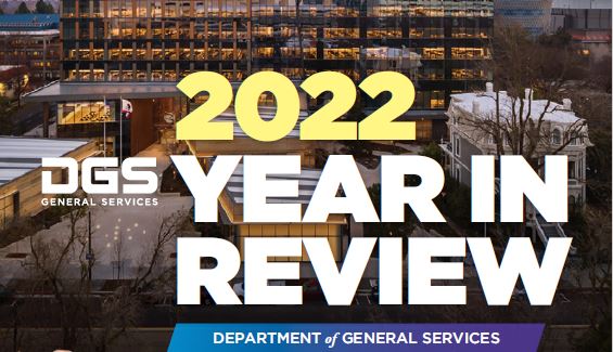 Photo of 2020 year in review cover with building