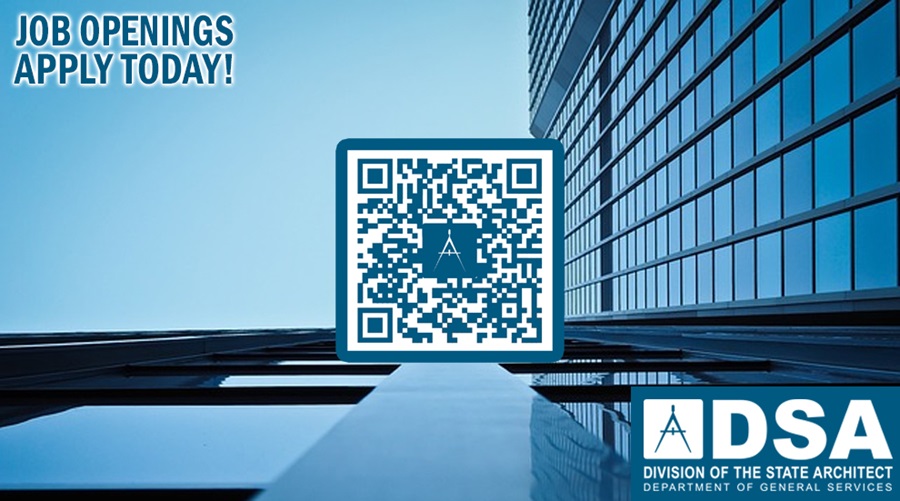 DSA job openings QR code.