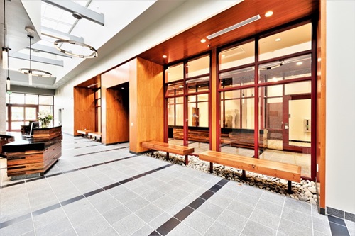 Interior of Building Lobby