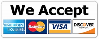 Image of major credit card brands accepted for Green Lodging Membership fee payment