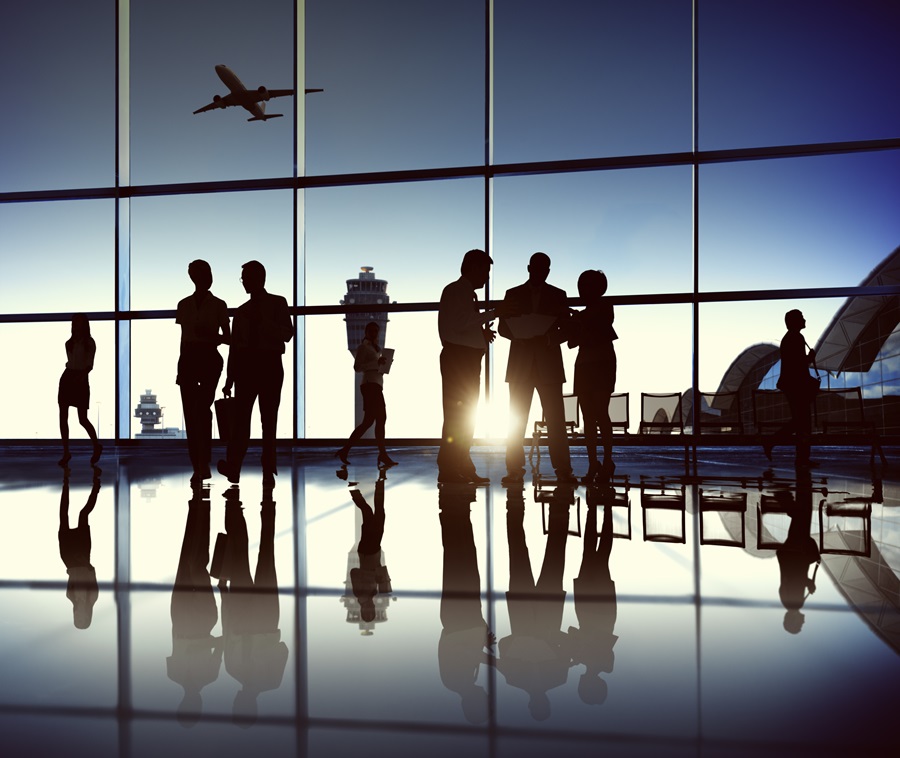 Airport Terminal stock photo