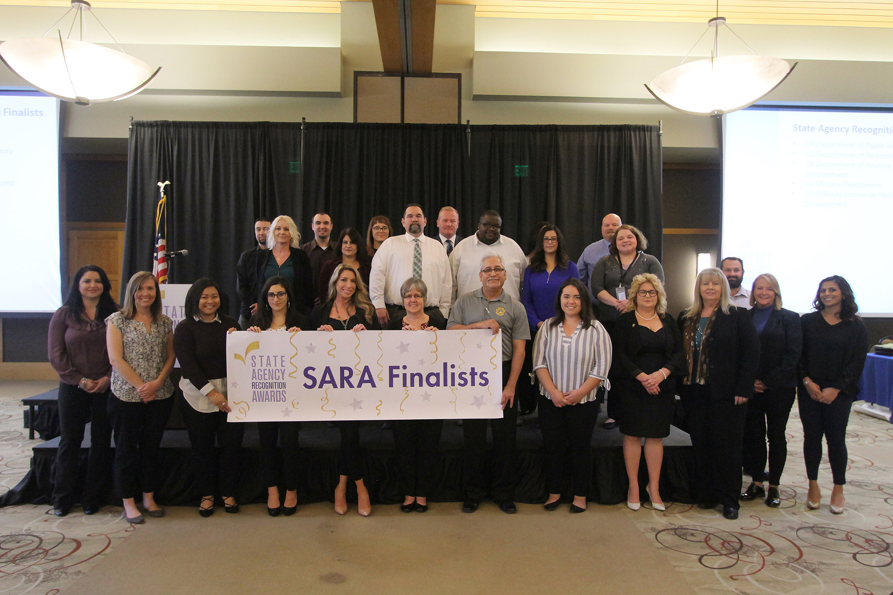 A photo of all the SARA finalists