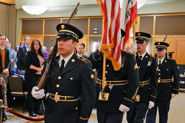 Presentation of the Colors by the Governor's Honor Guard Photo of National Anthem The National Anthem by Dee Hardy