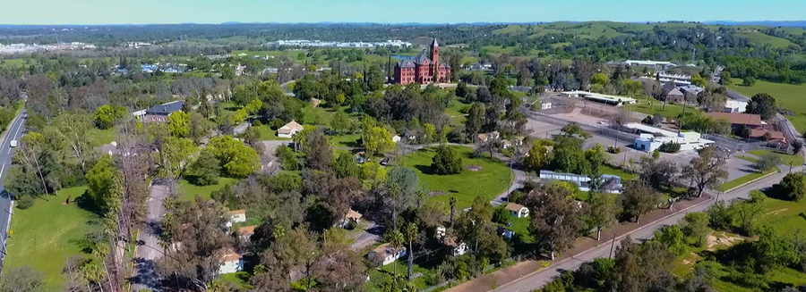 Aerial Image of former Preston School of Industry in the city of Ione