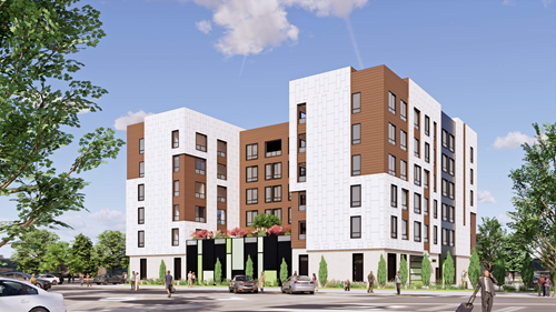 Rendering of Covina on North 2nd Ave