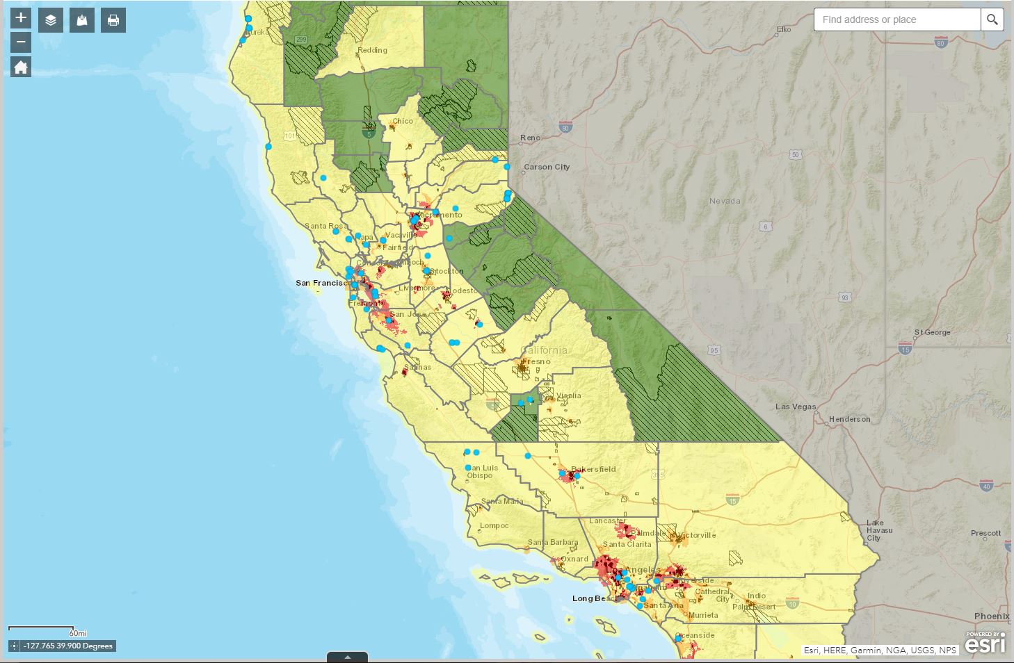 Image of Affordable Housing Map Viewer Tool for California