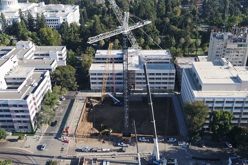 Tower Crane Installation at O Street