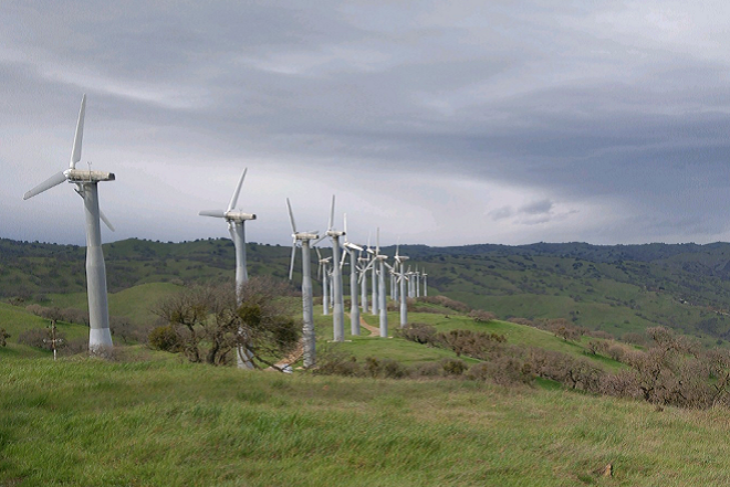 Pacheco State Park Wind Turbine Close Up