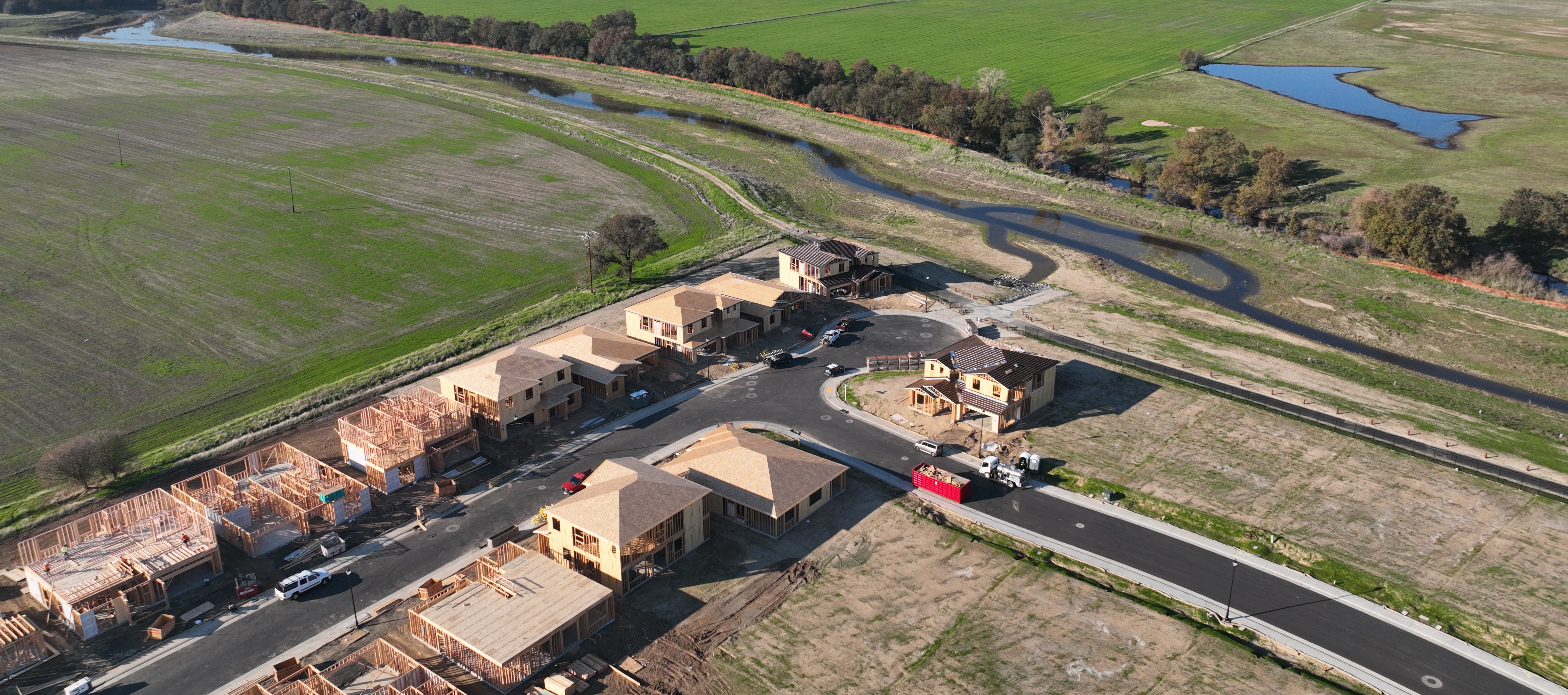 Housing Development Aerial Image