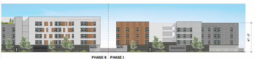 Rendering of Fresno Affordable Housing Project Phases