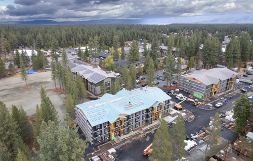 Aerial Image of Sugar Pine Village at Salt Lake Tahoe 